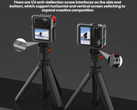 For DJI Osmo Nano Flymile Metal Cage Camera Extension Protective Frame