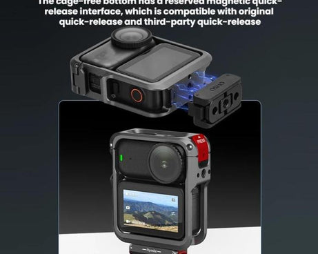 For DJI Osmo Nano Flymile Metal Cage Camera Extension Protective Frame