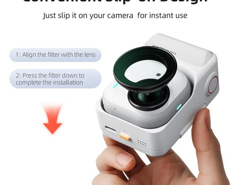 For Insta360 GO Ultra aMagisn Quick-Release Lens Filters Camera Accessories, UV, CPL, ND8+ND16+ND32+ND64, ND8+ND16+ND32+CPL