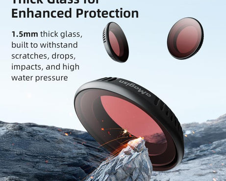 For Insta360 GO Ultra aMagisn Quick-Release Lens Filters Camera Accessories, UV, CPL, ND8+ND16+ND32+ND64, ND8+ND16+ND32+CPL