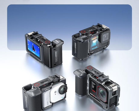 aMagisn Universal Camera Metal Xplorer Grip Kit For DJI Osmo Action/Insta360/GoPro HERO Series