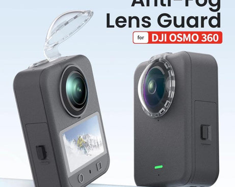 For DJI Osmo 360 aMagisn Anti-Fog Clip-On Lens Guard HD Lens Cover