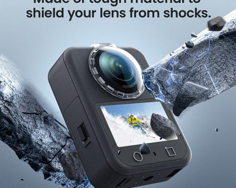 For DJI Osmo 360 aMagisn Anti-Fog Clip-On Lens Guard HD Lens Cover