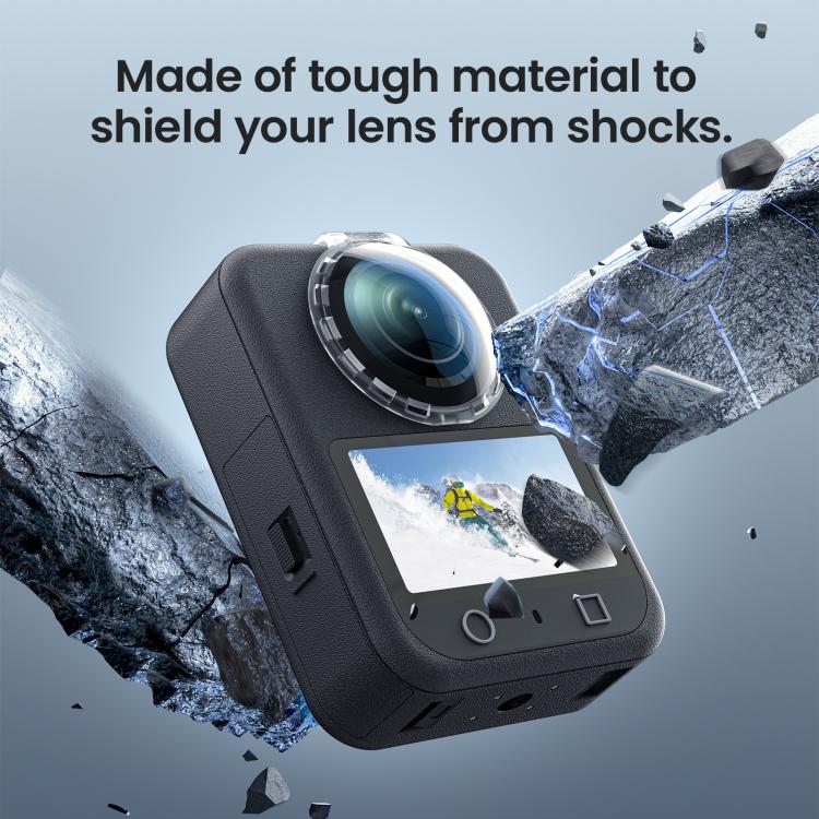 For DJI Osmo 360 aMagisn Anti-Fog Clip-On Lens Guard HD Lens Cover