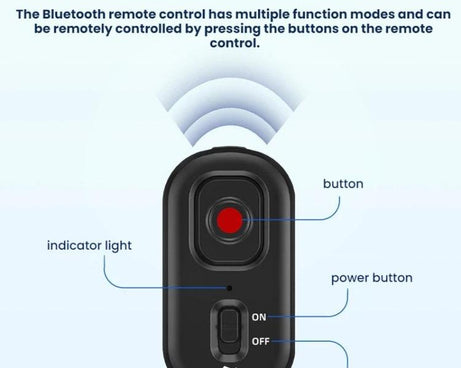 For Insta360 Action Cameras 10m Smart Bluetooth Controller