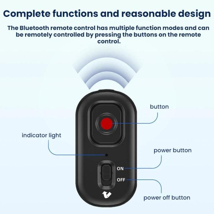 For Insta360 Action Cameras 10m Smart Bluetooth Controller