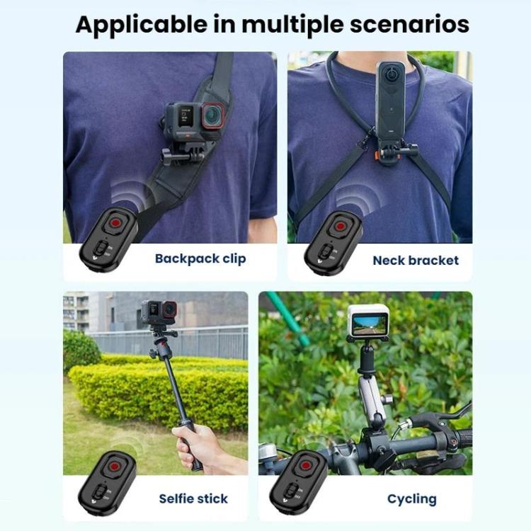 For Insta360 Action Cameras 10m Smart Bluetooth Controller