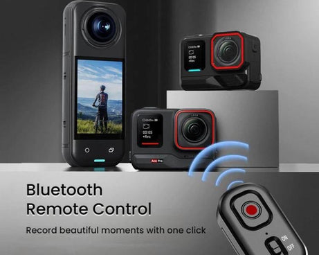 For Insta360 Action Cameras 10m Smart Bluetooth Controller