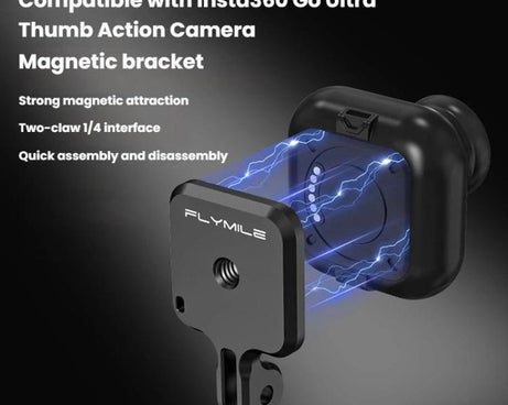 For Insta360 Go Ultra Flymile Magnetic Quick-release Expansion Bracket
