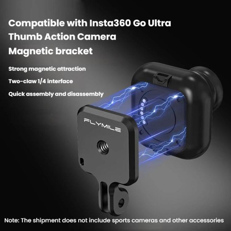 For Insta360 Go Ultra Flymile Magnetic Quick-release Expansion Bracket