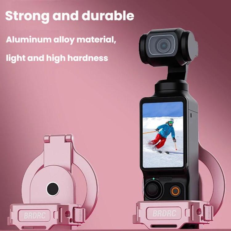 For DJI Osmo Pocket 3 BRDRC Magnetic Expandable Phone Holder Cold Shoe Mount