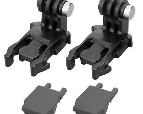 2sets Sports Camera Quick Release L-Shape Base Quick Release Plug Mount Quick Release Locking Activity Base