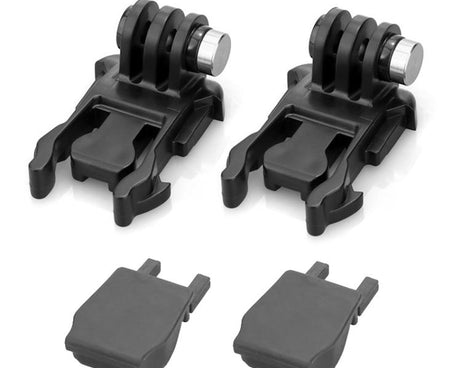 2sets Sports Camera Quick Release L-Shape Base Quick Release Plug Mount Quick Release Locking Activity Base