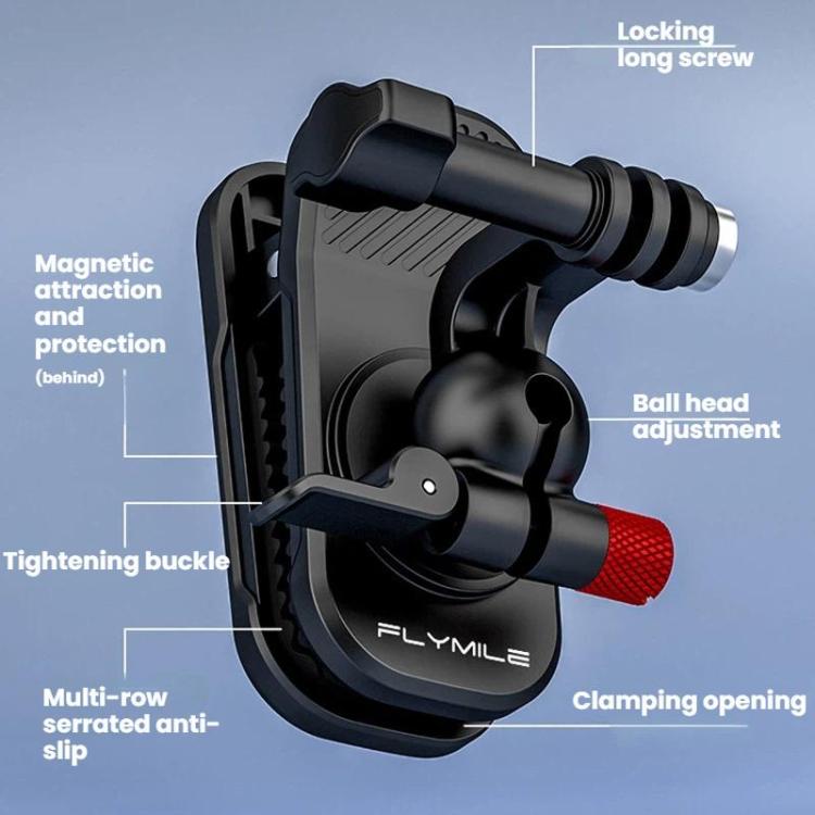 For DJI/GoPro/Insta360 Backpack Shoulder Strap Camera Mount