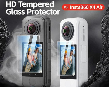 For Insta360 X4 Air aMagisn Tempered Glass Screen Protector HD Anti-Scratch 9H Hardness Lens Film