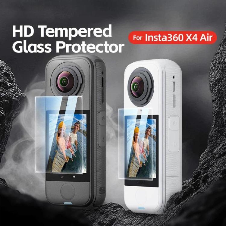 For Insta360 X4 Air aMagisn Tempered Glass Screen Protector HD Anti-Scratch 9H Hardness Lens Film