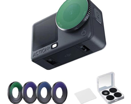 For DJI Osmo Action 6 Camera 4-In-1 Filter Kit CPL/ND8/ND16/ND32 Lens Filters