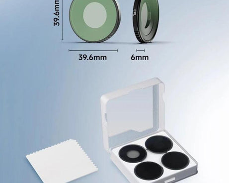 For DJI Osmo Action 6 Camera 4-In-1 Filter Kit CPL/ND8/ND16/ND32 Lens Filters