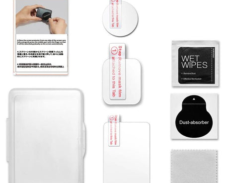 For DJI Osmo Action 6 Tempered Glass Screen Protector HD Clear Lens Film Kit