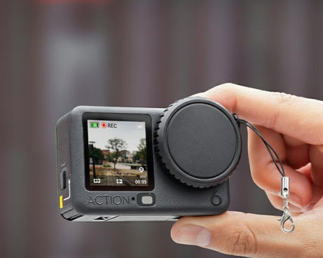 For DJI Osmo Action 6 Silicone Lens Cap Scratch-Resistant Protective Cover, Lens Cap