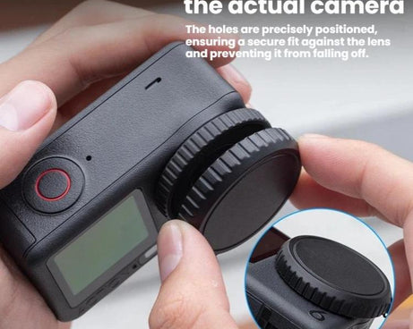 For DJI Osmo Action 6 Silicone Lens Cap Scratch-Resistant Protective Cover, Lens Cap