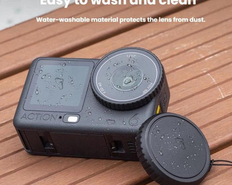 For DJI Osmo Action 6 Silicone Lens Cap Scratch-Resistant Protective Cover, Lens Cap