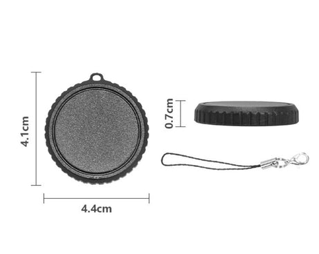 For DJI Osmo Action 6 Silicone Lens Cap Scratch-Resistant Protective Cover, Lens Cap