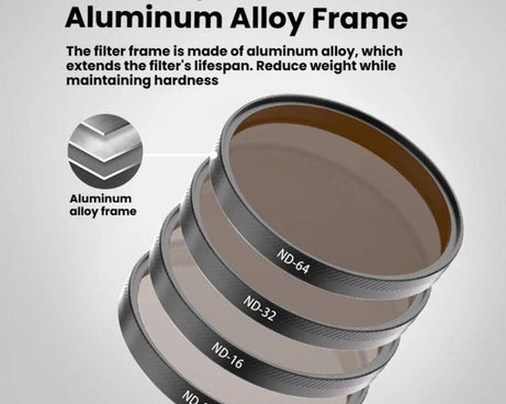 For DJI Osmo Action 6 Camera Lens Filter, ND8, ND16, ND32, ND64, CPL, UV, Diffusion 1/4, CPL+ND16+Diffusion1/4, CPL+ND8+ND16, CPL+ND16+ND32+Diffusion1/4, CPL+ND8+ND16+ND32, CPL+ND8+ND16+ND32+ND64+Diffusion1/4