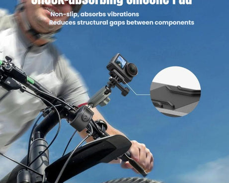 For DJI Osmo Action 6 TELESIN Magnetic Quick-release Adapter Mount Two-Claw Base