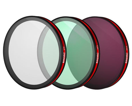 For DJI Osmo Action 6 BRDRC Lens Filter Accessories, UV, CPL, ND16, Black Diffusion, UV+CPL+ND16, CPL+ND16+ND32+ND64