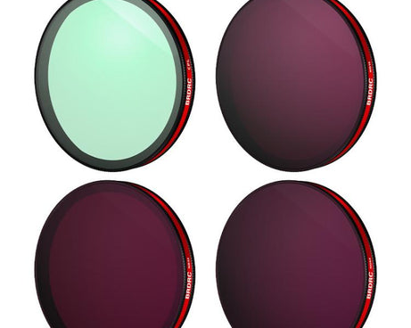 For DJI Osmo Action 6 BRDRC Lens Filter Accessories, UV, CPL, ND16, Black Diffusion, UV+CPL+ND16, CPL+ND16+ND32+ND64