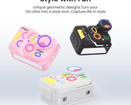 For Insta360 Go Ultra aMagisn Colorful Silicone Case Fun Durable Camera Skin Cover