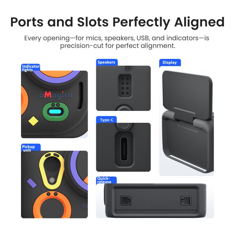 For Insta360 Go Ultra aMagisn Colorful Silicone Case Fun Durable Camera Skin Cover