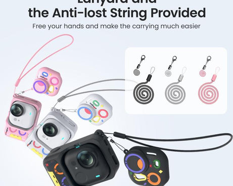 For Insta360 Go Ultra aMagisn Colorful Silicone Case Fun Durable Camera Skin Cover