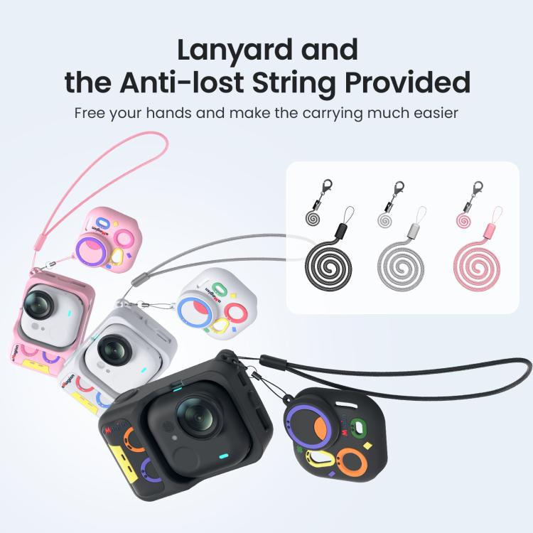 For Insta360 Go Ultra aMagisn Colorful Silicone Case Fun Durable Camera Skin Cover