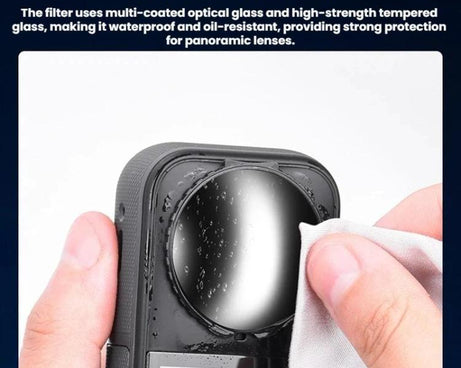 For Insta360 X5 BRDRC Action Camera Protective Filter Glass Neutral Density Filter, ND16, ND32, ND64