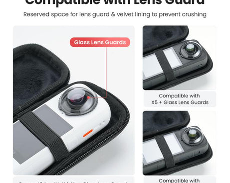 aMagisn Portable Camera Body Case for Insta360 X4 Air/X4/X5 Compact Protective Storage Bag, Storage Bag