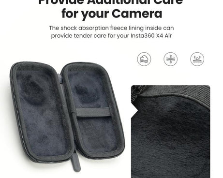 aMagisn Portable Camera Body Case for Insta360 X4 Air/X4/X5 Compact Protective Storage Bag, Storage Bag