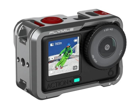 For DJI Osmo Action 6 Flymile Action Camera Extended Metal Protective Frame