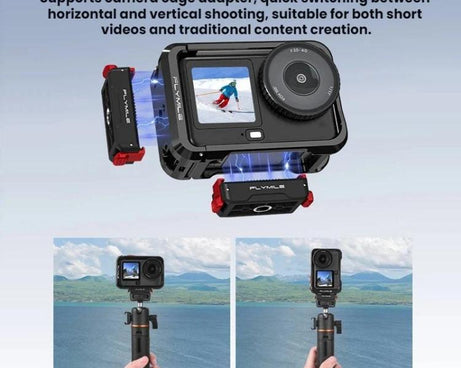 DJI Osmo Action 6 / Nano Flymile Magnetic Quick-Release Base 1/4 Expansion Adapter, For DJI Osmo Action 6 / Nano