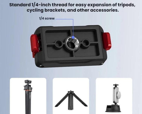 DJI Osmo Action 6 / Nano Flymile Magnetic Quick-Release Base 1/4 Expansion Adapter, For DJI Osmo Action 6 / Nano