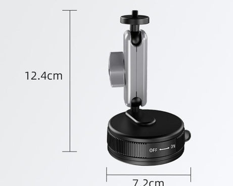 Flymile Car Suction Cup Mount For DJI Osmo Pocket 3 / Osmo Action 6 / 5 Pro