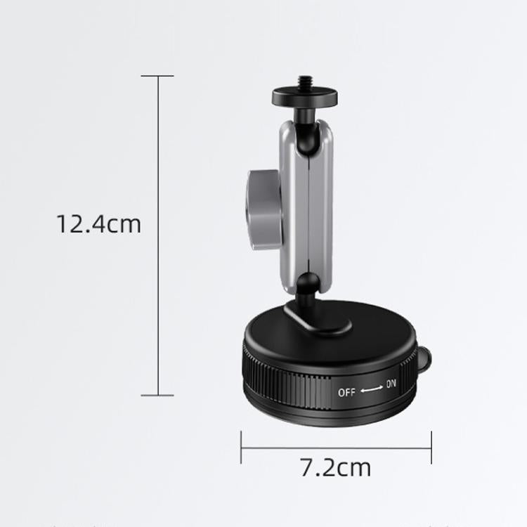 Flymile Car Suction Cup Mount For DJI Osmo Pocket 3 / Osmo Action 6 / 5 Pro