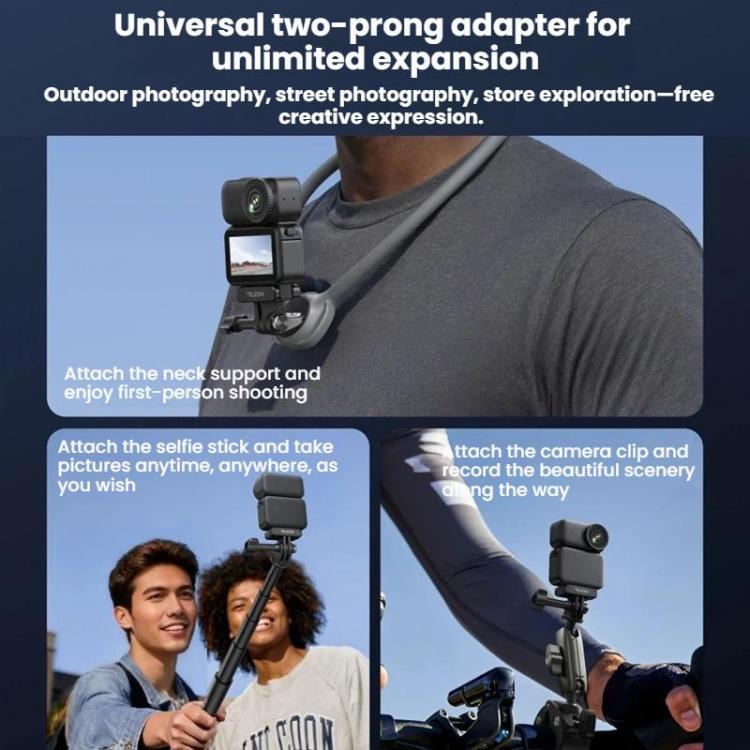 For DJI Osmo Nano TELESIN Magnetic Quick-Release Base