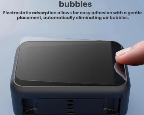 For DJI Osmo Nano TELESIN Tempered Glass Screen Protector + Camera Lens Soft Film