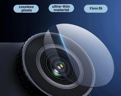 For DJI Osmo Nano TELESIN Tempered Glass Screen Protector + Camera Lens Soft Film