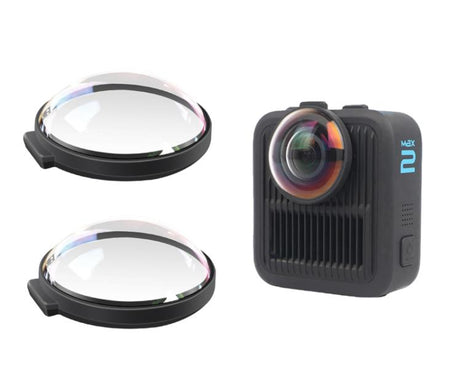 For GoPro MAX2 Optical Glass Lenses Dual Lens Protectors Anti-Fog & Scratch-Resistant Camera Lens Cap, Glass Lenses
