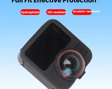 For GoPro MAX2 Optical Glass Lenses Dual Lens Protectors Anti-Fog & Scratch-Resistant Camera Lens Cap, Glass Lenses