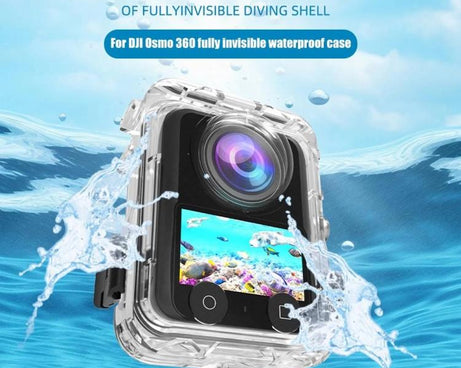 For DJI Osmo 360 Full Invisible Waterproof Case 40m Depth Diving Housing Underwater Camera Shell, Waterproof Case