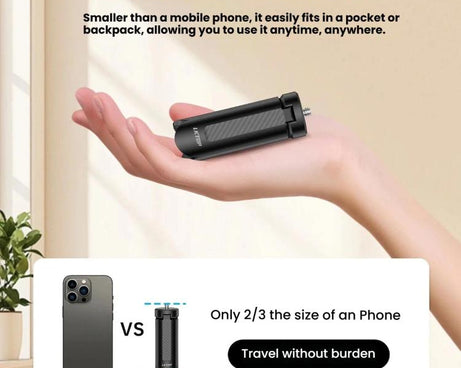 LKTOP Mini Desktop Tripod With 1/4-Inch Thread For Action Cameras And Smartphones